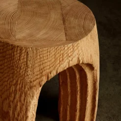 Ottomans & Stools|Side Tables<Kelly Wearstler echo side table NATURALDOUGLASFIR