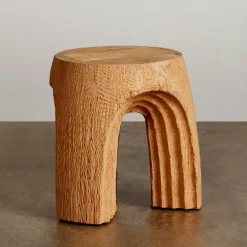 Ottomans & Stools|Side Tables<Kelly Wearstler echo side table NATURALDOUGLASFIR