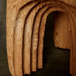 Ottomans & Stools|Side Tables<Kelly Wearstler echo side table NATURALDOUGLASFIR