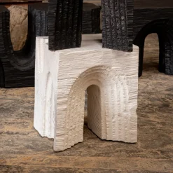 Side Tables<Kelly Wearstler echo stool WHITEGESSO