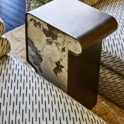 Fabrics<Kelly Wearstler esker weave EBONYONIVORY