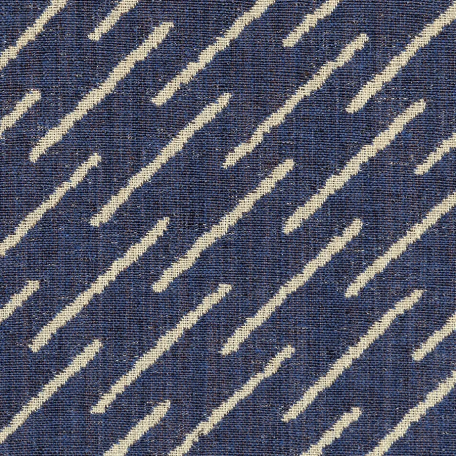 Fabrics<Kelly Wearstler esker weave NAVYONCREAM