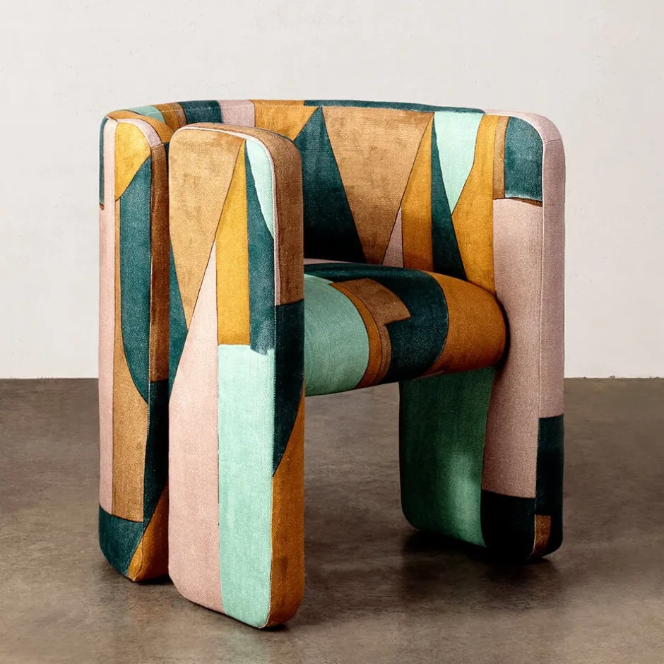 Lounge Chairs|Dining Chairs<Kelly Wearstler fairfax chair - left hand facing