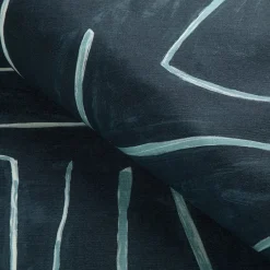 Fabrics<Kelly Wearstler graffito NAVY