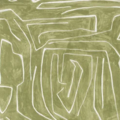 Fabrics<Kelly Wearstler graffito fabric -yard FERN