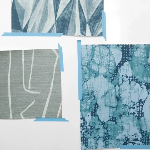 Wallcoverings<Kelly Wearstler graffito ii wallpaper DENIM