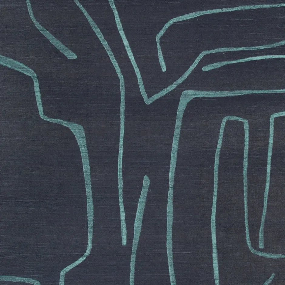Wallcoverings<Kelly Wearstler graffito ii wallpaper NAVY