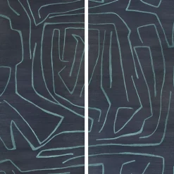 Wallcoverings<Kelly Wearstler graffito ii wallpaper NAVY