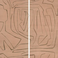 Wallcoverings<Kelly Wearstler graffito ii wallpaper ROSA