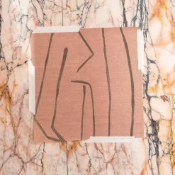 Wallcoverings<Kelly Wearstler graffito ii wallpaper ROSA