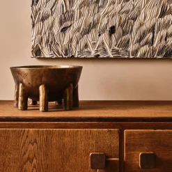 Bowls<Kelly Wearstler heath medium bowl BURNISHEDBRONZE