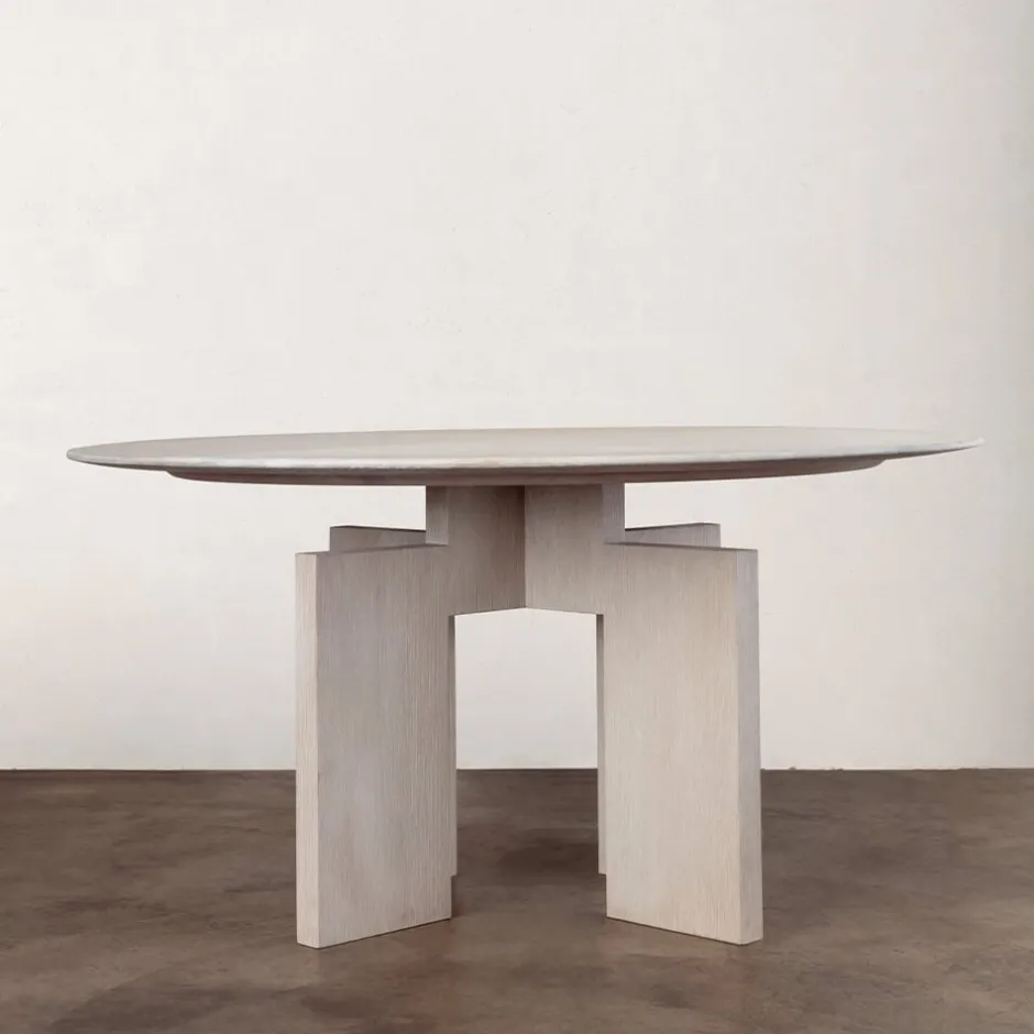 Dining Tables<Kelly Wearstler ida dining table BLEACHEDOAK