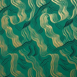Wallcoverings<Kelly Wearstler jubilee wallpaper - green gold GREENGOLD