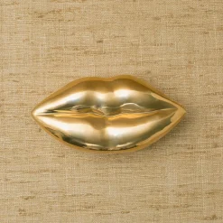 Objects<Kelly Wearstler kiss box NATURALBRASS