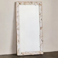 Mirrors<Kelly Wearstler large floor mirror FROSTEDFLAX