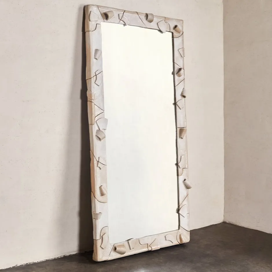 Mirrors<Kelly Wearstler large floor mirror FROSTEDFLAX