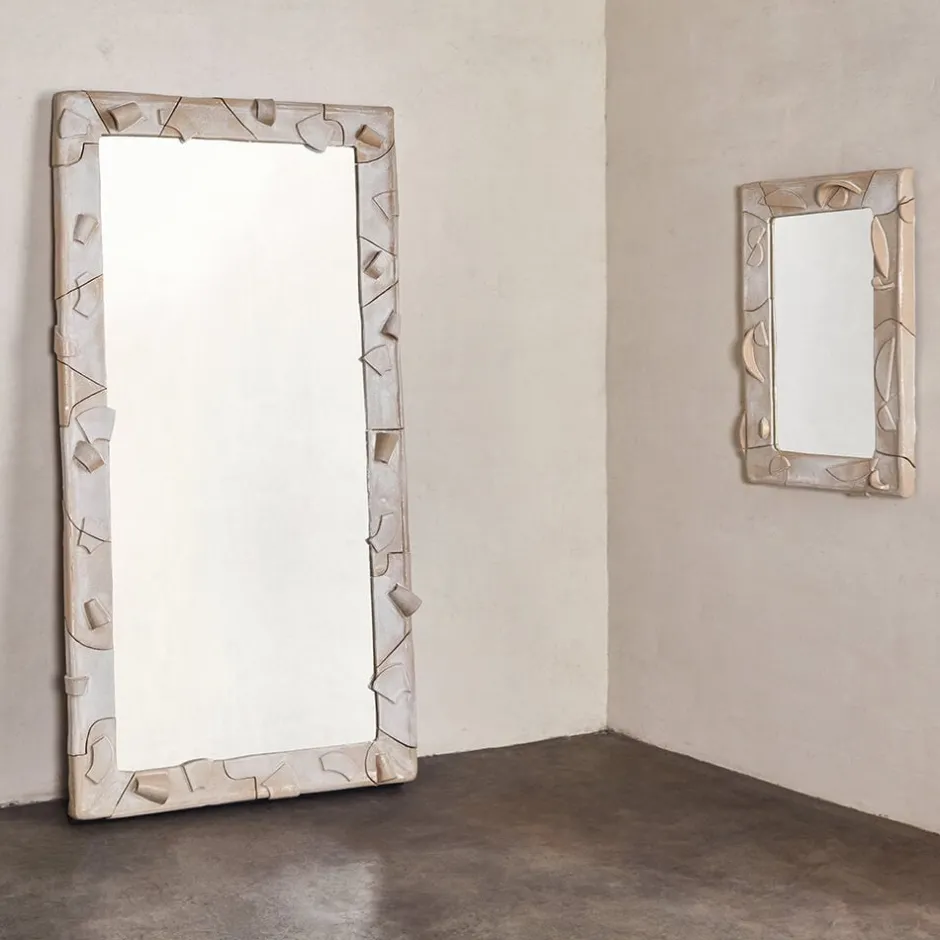 Mirrors<Kelly Wearstler large floor mirror FROSTEDFLAX