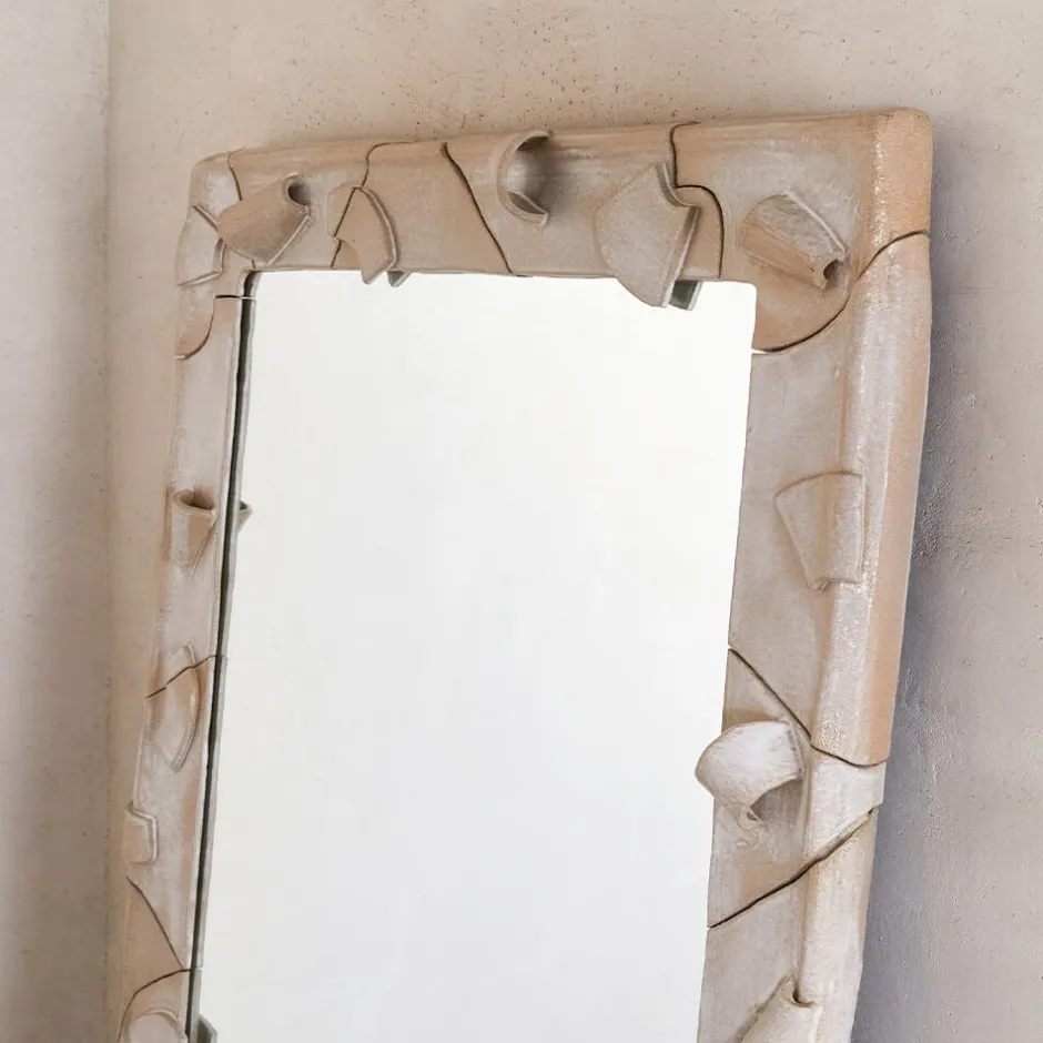 Mirrors<Kelly Wearstler large floor mirror FROSTEDFLAX
