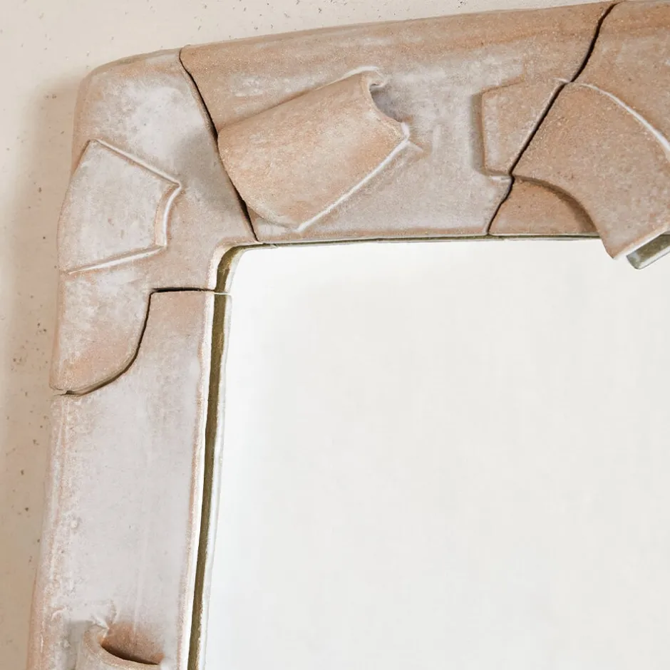 Mirrors<Kelly Wearstler large floor mirror FROSTEDFLAX
