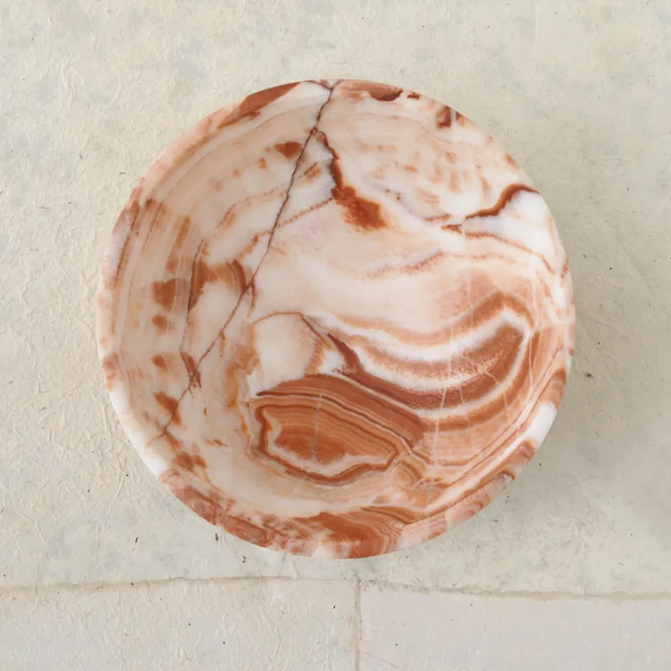 Bowls<Kelly Wearstler laurel bowl RUSSET