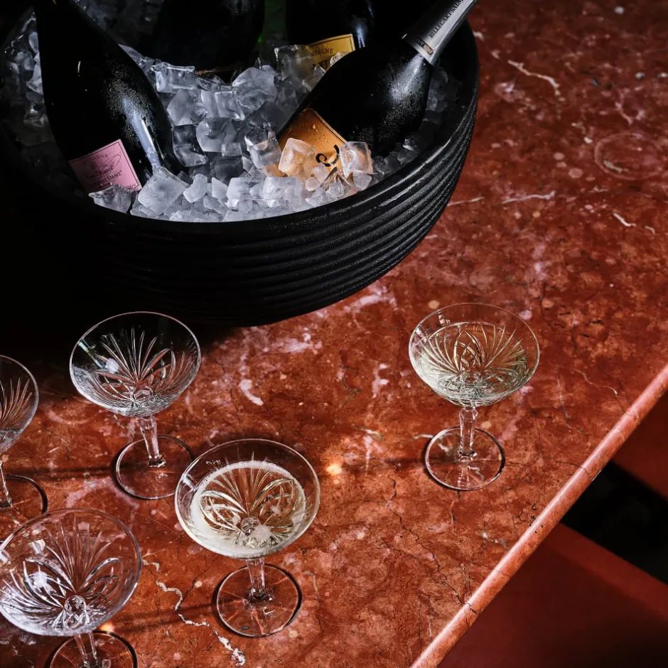 Bowls<Kelly Wearstler laurel champagne bowl ABSOLUTEBLACK