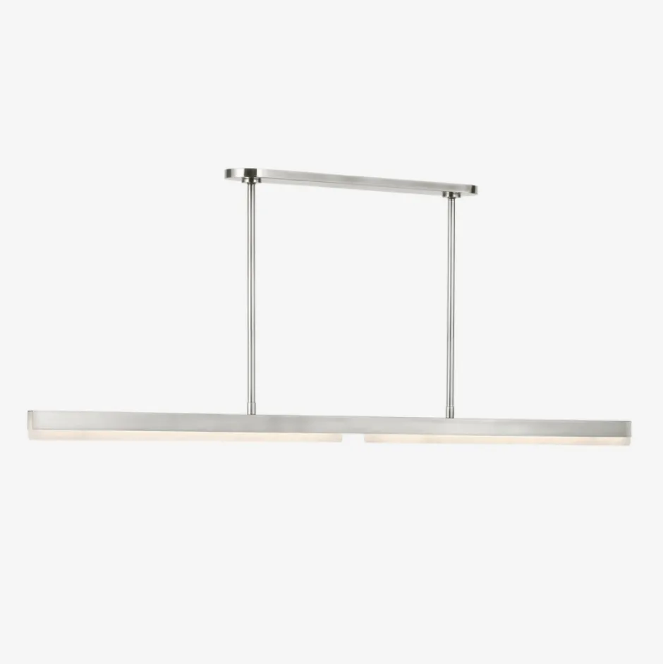 Chandeliers<Kelly Wearstler linea 60" linear chandelier ANTIQUENICKEL
