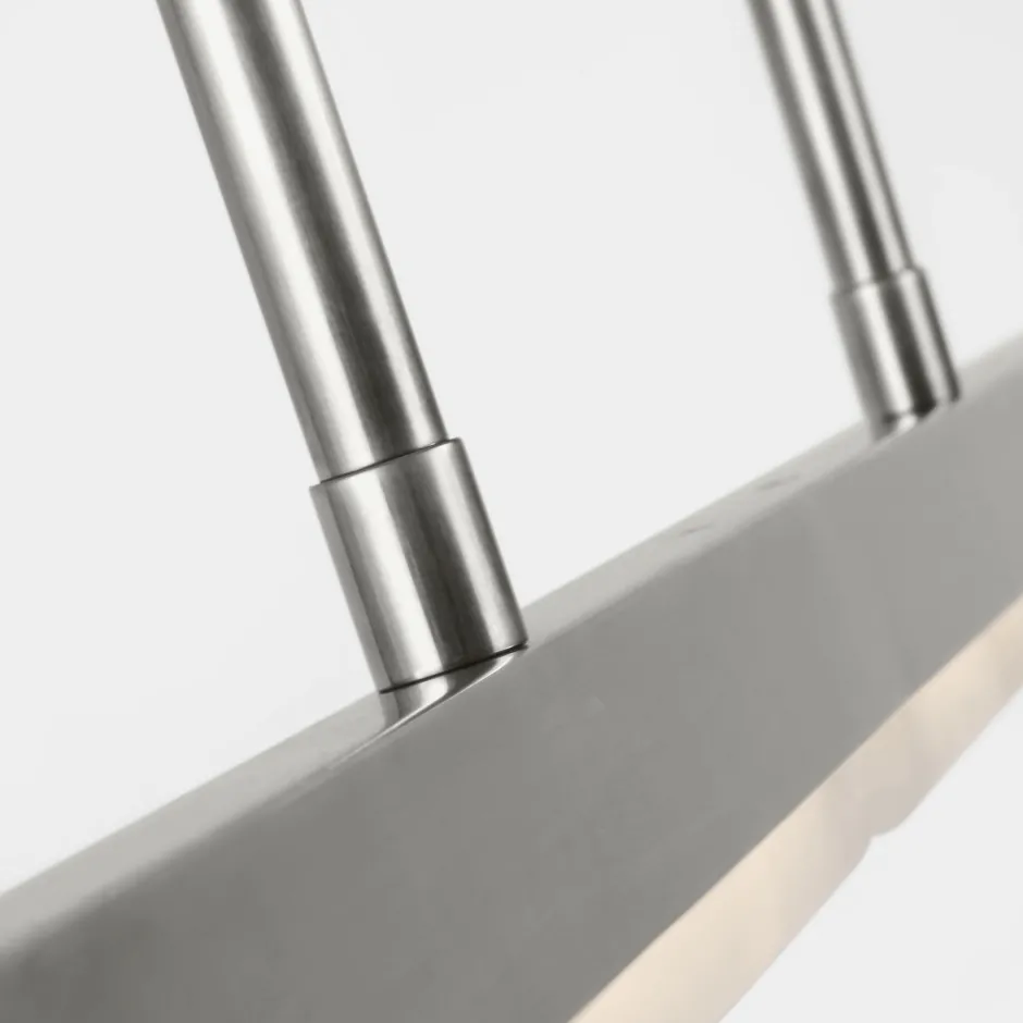 Chandeliers<Kelly Wearstler linea 60" linear chandelier ANTIQUENICKEL