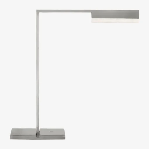 Table<Kelly Wearstler linea 15" table lamp ANTIQUENICKEL