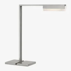 Table<Kelly Wearstler linea 15" table lamp ANTIQUENICKEL