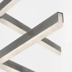 Chandeliers<Kelly Wearstler linea 56" two tier chandelier ANTIQUENICKEL