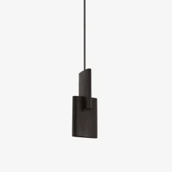 Pendants<Kelly Wearstler lotura 8" intersecting pendant MUSEUMBLACK
