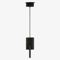 Pendants<Kelly Wearstler lotura 8" intersecting pendant MUSEUMBLACK