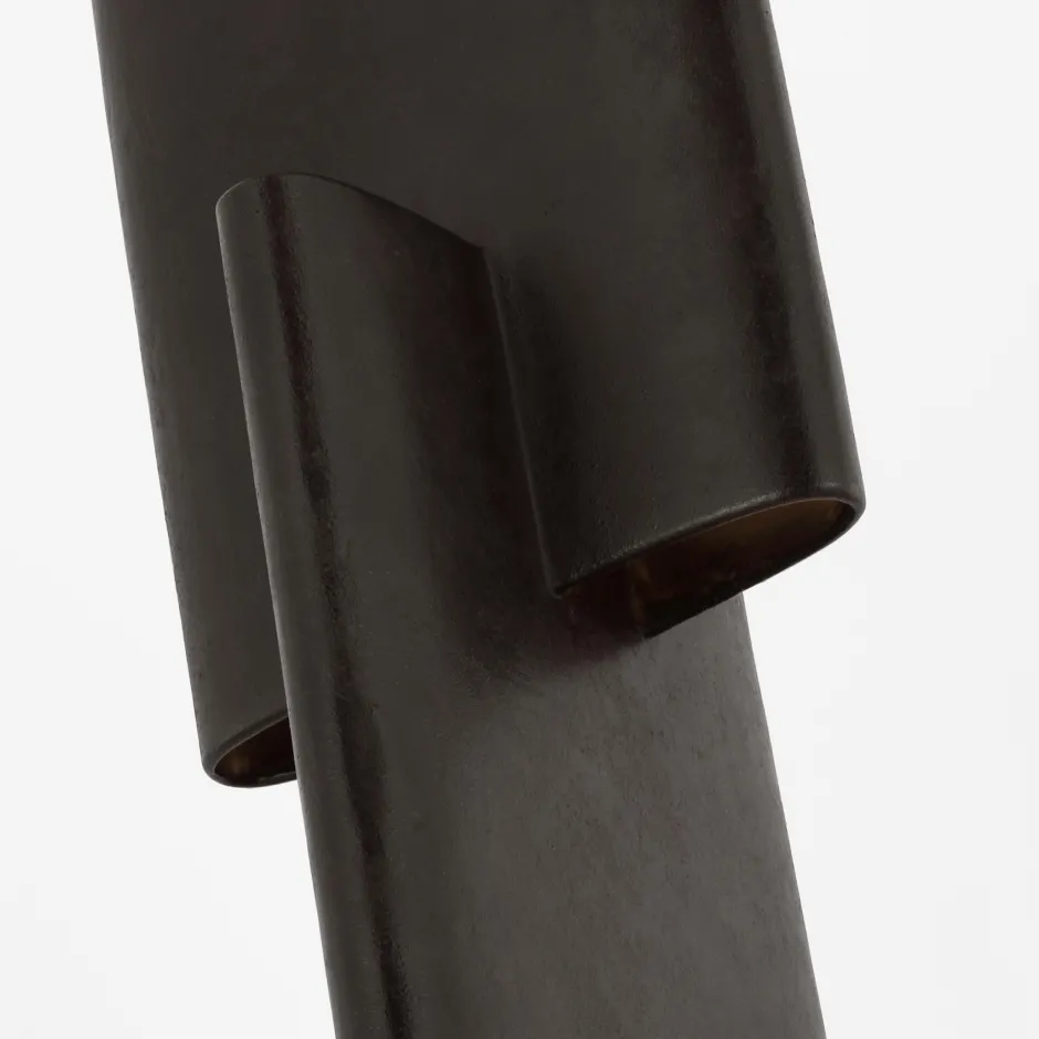 Pendants<Kelly Wearstler lotura 8" intersecting pendant MUSEUMBLACK