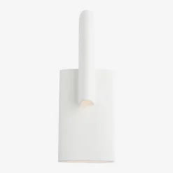 Wall<Kelly Wearstler lotura 16" intersecting sconce MUSEUMWHITE