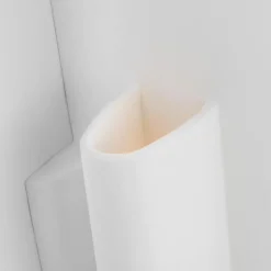 Wall<Kelly Wearstler lotura 16" intersecting sconce MUSEUMWHITE