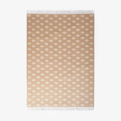 Throws<Kelly Wearstler luxe kisses throw OATMEAL/IVORY