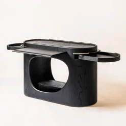 Consoles & Storage|Barware<Kelly Wearstler maris bar cart WENGENEROMARQUINA