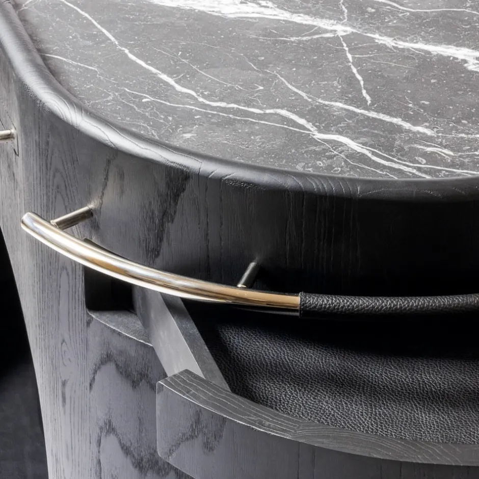 Consoles & Storage|Barware<Kelly Wearstler maris bar cart WENGENEROMARQUINA