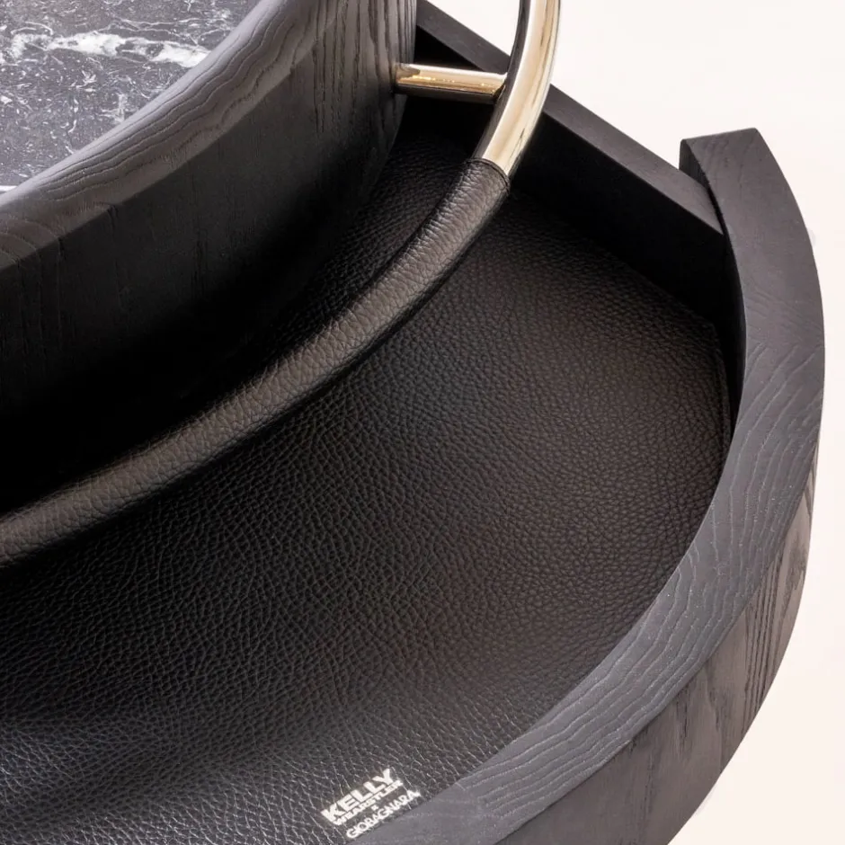 Consoles & Storage|Barware<Kelly Wearstler maris bar cart WENGENEROMARQUINA