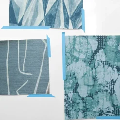 Wallcoverings<Kelly Wearstler mineral wallpaper AQUAMARINE