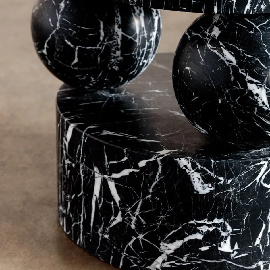 Side Tables|Ottomans & Stools<Kelly Wearstler morro side table NEROMARQUINA