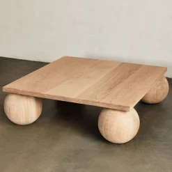 Coffee Tables<Kelly Wearstler morro square coffee table NATURALWHITEOAK