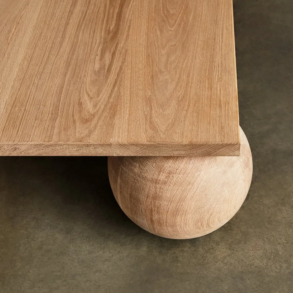 Coffee Tables<Kelly Wearstler morro square coffee table NATURALWHITEOAK