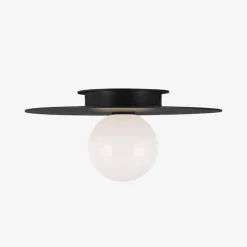Flush Mounts<Kelly Wearstler nodes medium flush mount MIDNIGHTBLACK