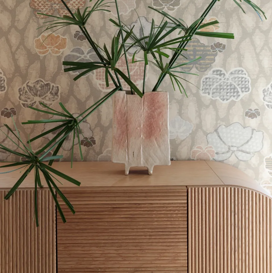 Consoles & Storage<Kelly Wearstler palma cabinet NATURALWHITEOAK