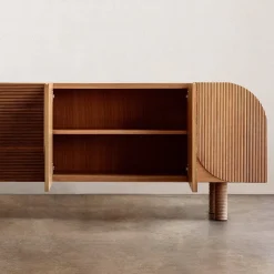 Consoles & Storage<Kelly Wearstler palma cabinet NATURALWHITEOAK
