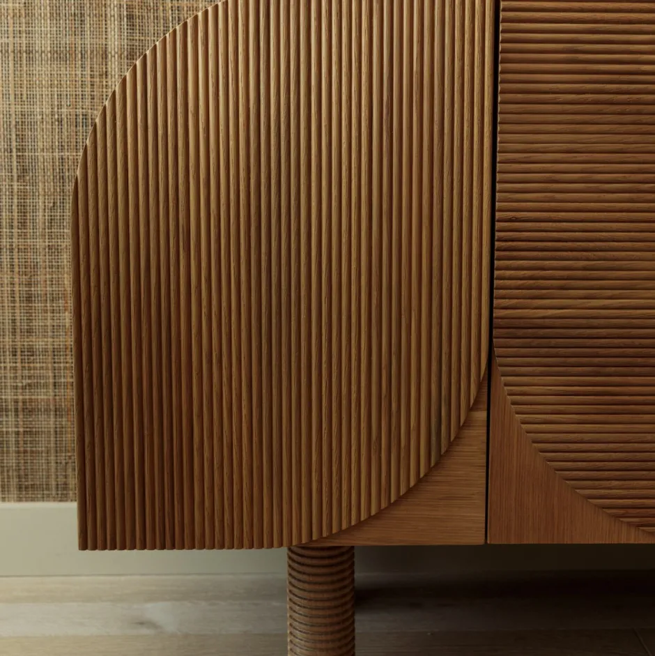 Consoles & Storage<Kelly Wearstler palma cabinet NATURALWHITEOAK
