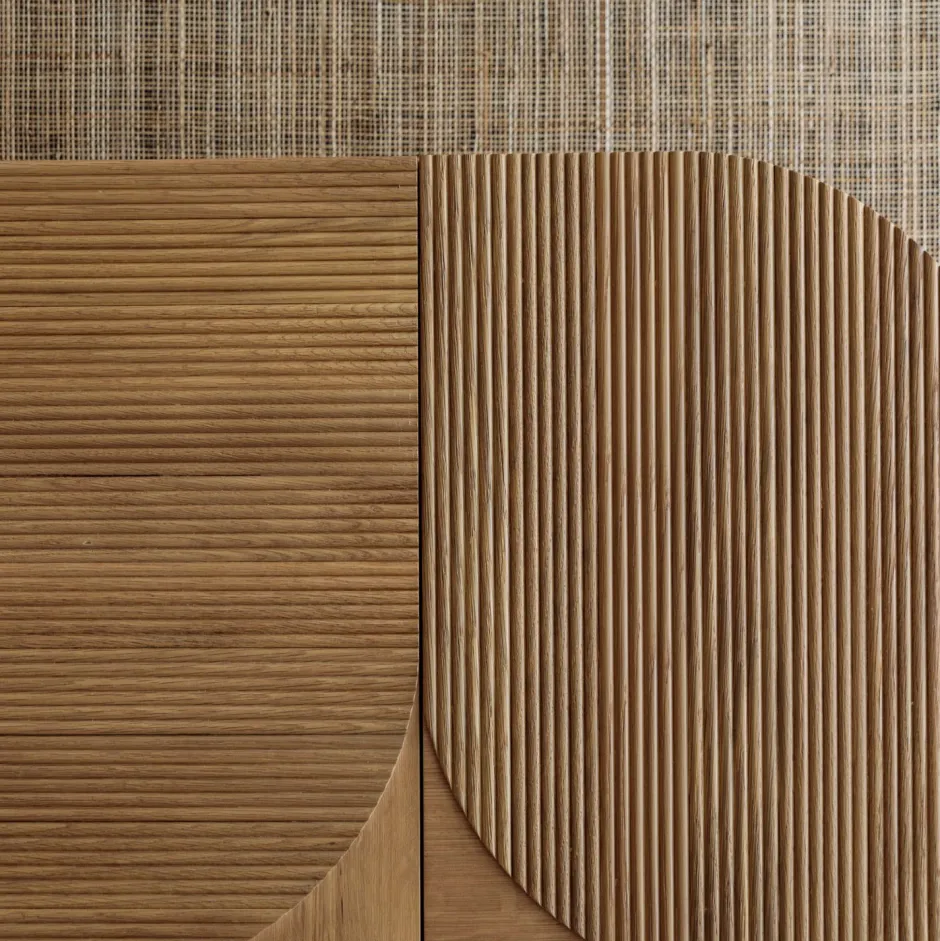 Consoles & Storage<Kelly Wearstler palma cabinet NATURALWHITEOAK