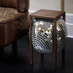 Side Tables<Kelly Wearstler paris drinks table BRONZEDPATINATEDSTEEL