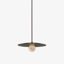 Pendants<Kelly Wearstler pertica 18" disc pendant BRONZE